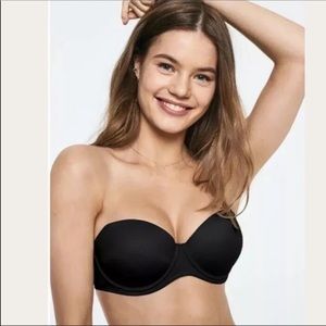 NWOT PINK Wear Everywhere multi-way PushUp Bra 36D